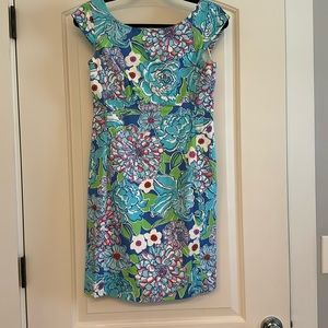 Lilly Pulitzer cap sleeve shift dress 0